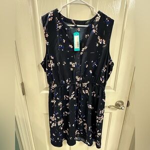 NWT - Stitch Fix - 42 Hawthorn Navy, sleeveless - Size XL